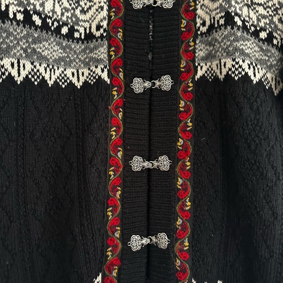 Nor Wear 100% Wool. Small Casual Women's Wool Cardigan Nordic Ice Wear Sweater - Picture 9 of 16